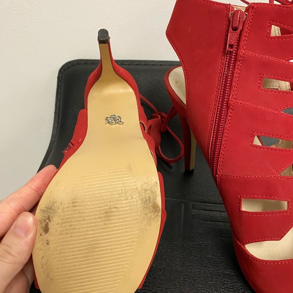 DSW Red High Heels - Picture 3 of 3